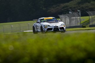 #71 Toyota Gazoo Racing GR Supra GT4 EVO2 of Nicolai Elghanayan and Mads Siljehaug, Marco Polo Motorsports, GT4 America, Silver, SRO America, Barber Motorsports Park, Birmingham, AL, Sept 5 - 7, 2025
 | Fred Hardy Jr. | www.FredHardyPhoto.com &copy;2025 