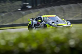 #23 Porsche 718 Cayman GT4 RS Clubsport of Michael Auriemma and Matheus Leist, NOLASPORT, GT4 America, Pro-Am, SRO America, Barber Motorsports Park, Birmingham, AL, Sept 5 - 7, 2025
 | Fred Hardy Jr. | www.FredHardyPhoto.com ©2025 