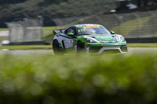 #7 Porsche 718 Cayman GT4 RS Clubsport of Curt Swearingin and Riley Dickinson, ACI Motorsports, GT4 America, Pro-Am, SRO America, Barber Motorsports Park, Birmingham, AL, Sept 5 - 7, 2025
 | Fred Hardy Jr. | www.FredHardyPhoto.com ©2025 