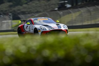 #3 Aston Martin Vantage AMR GT4 EVO of Jesse Webb and Jonathan Neudorf, JMF Motorsports, GT4 America, Silver, SRO America, Barber Motorsports Park, Birmingham, AL, Sept 5 - 7, 2025
 | Fred Hardy Jr. | www.FredHardyPhoto.com ©2025 