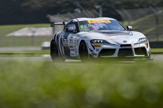 #71 Toyota Gazoo Racing GR Supra GT4 EVO2 of Nicolai Elghanayan and Mads Siljehaug, Marco Polo Motorsports, GT4 America, Silver, SRO America, Barber Motorsports Park, Birmingham, AL, Sept 5 - 7, 2025
 | Fred Hardy Jr. | www.FredHardyPhoto.com &copy;2025 