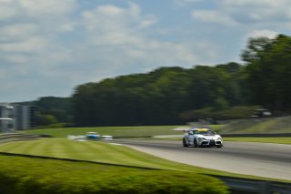 #71 Toyota Gazoo Racing GR Supra GT4 EVO2 of Nicolai Elghanayan and Mads Siljehaug, Marco Polo Motorsports, GT4 America, Silver, SRO America, Barber Motorsports Park, Birmingham, AL, Sept 5 - 7, 2025
 | Fred Hardy Jr. | www.FredHardyPhoto.com &copy;2025 