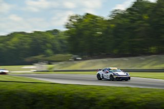 #77 Porsche 718 Cayman GT4 RS Clubsport of Danny Dyszelski and Alex Ellis, VPX Motorsport, GT4 America, Silver, SRO America, Barber Motorsports Park, Birmingham, AL, Sept 5 - 7, 2025
 | Fred Hardy Jr. | www.FredHardyPhoto.com ©2025 