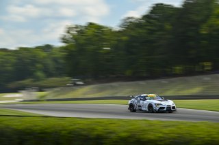 #71 Toyota Gazoo Racing GR Supra GT4 EVO2 of Nicolai Elghanayan and Mads Siljehaug, Marco Polo Motorsports, GT4 America, Silver, SRO America, Barber Motorsports Park, Birmingham, AL, Sept 5 - 7, 2025
 | Fred Hardy Jr. | www.FredHardyPhoto.com &copy;2025 