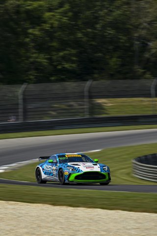 #39 Aston Martin Vantage AMR GT4 EVO of Max Hewitt and Luca Mars, van der Steur Racing, GT4 America, Silver, SRO America, Barber Motorsports Park, Birmingham, AL, Sept 5 - 7, 2025
 | Fred Hardy Jr. | www.FredHardyPhoto.com ©2025 
