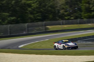 #77 Porsche 718 Cayman GT4 RS Clubsport of Danny Dyszelski and Alex Ellis, VPX Motorsport, GT4 America, Silver, SRO America, Barber Motorsports Park, Birmingham, AL, Sept 5 - 7, 2025
 | Fred Hardy Jr. | www.FredHardyPhoto.com ©2025 