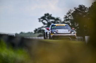#77 Porsche 718 Cayman GT4 RS Clubsport of Danny Dyszelski and Alex Ellis, VPX Motorsport, GT4 America, Silver, SRO America, Barber Motorsports Park, Birmingham, AL, Sept 5 - 7, 2025
 | Fred Hardy Jr. | www.FredHardyPhoto.com ©2025 