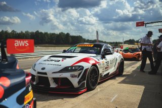 #72 Toyota Gazoo Racing GR Supra GT4 EVO2 of Anthony Geraci and Kenny Schmied, RAFA Racing Team, GT4 America, Am, SRO America, Barber Motorsports Park, Birmingham, AL, Sept 5 - 7, 2025
 | Fred Hardy Jr. | www.FredHardyPhoto.com ©2025