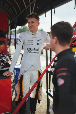 #9 Porsche 718 Cayman GT4 RS Clubsport of Dan Sibille and Loek Hartog, ACI Motorsports, GT4 America, Pro-Am, SRO America, Barber Motorsports Park, Birmingham, AL, Sept 5 - 7, 2025
 | Fred Hardy Jr. | www.FredHardyPhoto.com ©2025