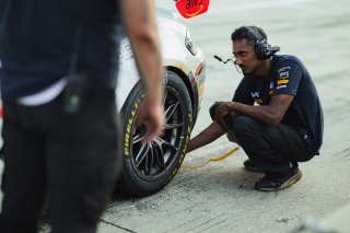 #77 Porsche 718 Cayman GT4 RS Clubsport of Danny Dyszelski and Alex Ellis, VPX Motorsport, GT4 America, Silver, SRO America, Barber Motorsports Park, Birmingham, AL, Sept 5 - 7, 2025
 | Fred Hardy Jr. | www.FredHardyPhoto.com ©2025
