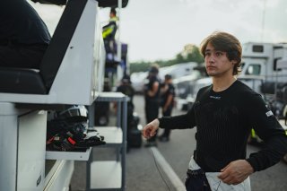 #77 Porsche 718 Cayman GT4 RS Clubsport of Danny Dyszelski and Alex Ellis, VPX Motorsport, GT4 America, Silver, SRO America, Barber Motorsports Park, Birmingham, AL, Sept 5 - 7, 2025
 | Fred Hardy Jr. | www.FredHardyPhoto.com ©2025
