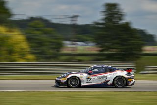 #77 Porsche 718 Cayman GT4 RS Clubsport of Danny Dyszelski and Alex Ellis, VPX Motorsport, GT4 America, Silver, SRO America, Barber Motorsports Park, Birmingham, AL, Sept 5 - 7, 2025
 | Fred Hardy Jr. | www.FredHardyPhoto.com ©2025 