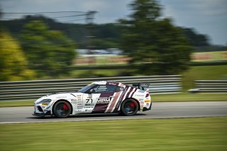 #71 Toyota Gazoo Racing GR Supra GT4 EVO2 of Nicolai Elghanayan and Mads Siljehaug, Marco Polo Motorsports, GT4 America, Silver, SRO America, Barber Motorsports Park, Birmingham, AL, Sept 5 - 7, 2025
 | Fred Hardy Jr. | www.FredHardyPhoto.com &copy;2025 