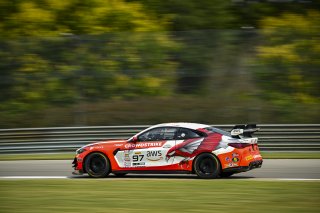 #97 BMW M4 GT4 (G82) EVO of Kenton Koch and Kevin Boehm, Random Vandals Racing, GT4 America, Silver, SRO America, Barber Motorsports Park, Birmingham, AL, Sept 5 - 7, 2025
 | Fred Hardy Jr. | www.FredHardyPhoto.com ©2025 