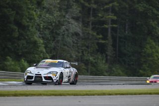 #71 Toyota Gazoo Racing GR Supra GT4 EVO2 of Nicolai Elghanayan and Mads Siljehaug, Marco Polo Motorsports, GT4 America, Silver, SRO America, Barber Motorsports Park, Birmingham, AL, Sept 5 - 7, 2025
 | Fred Hardy Jr. | www.FredHardyPhoto.com &copy;2025 