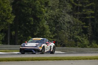#77 Porsche 718 Cayman GT4 RS Clubsport of Danny Dyszelski and Alex Ellis, VPX Motorsport, GT4 America, Silver, SRO America, Barber Motorsports Park, Birmingham, AL, Sept 5 - 7, 2025
 | Fred Hardy Jr. | www.FredHardyPhoto.com ©2025 