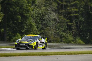 #23 Porsche 718 Cayman GT4 RS Clubsport of Michael Auriemma and Matheus Leist, NOLASPORT, GT4 America, Pro-Am, SRO America, Barber Motorsports Park, Birmingham, AL, Sept 5 - 7, 2025
 | Fred Hardy Jr. | www.FredHardyPhoto.com ©2025 