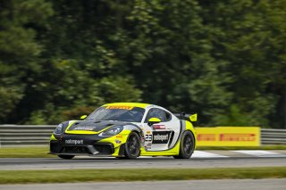 #23 Porsche 718 Cayman GT4 RS Clubsport of Michael Auriemma and Matheus Leist, NOLASPORT, GT4 America, Pro-Am, SRO America, Barber Motorsports Park, Birmingham, AL, Sept 5 - 7, 2025
 | Fred Hardy Jr. | www.FredHardyPhoto.com ©2025 