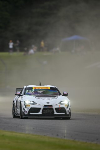 #71 Toyota Gazoo Racing GR Supra GT4 EVO2 of Nicolai Elghanayan and Mads Siljehaug, Marco Polo Motorsports, GT4 America, Silver, SRO America, Barber Motorsports Park, Birmingham, AL, Sept 5 - 7, 2025
 | Fred Hardy Jr. | www.FredHardyPhoto.com &copy;2025 