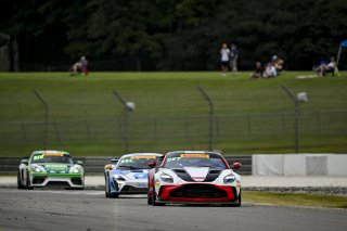 #4 Aston Martin Vantage AMR GT4 EVO of Braydon Arthur and Mike David Ortmann, JMF Motorsports, GT4 America, Silver, SRO America, Barber Motorsports Park, Birmingham, AL, Sept 5 - 7, 2025
 | Fred Hardy Jr. | www.FredHardyPhoto.com ©2025 