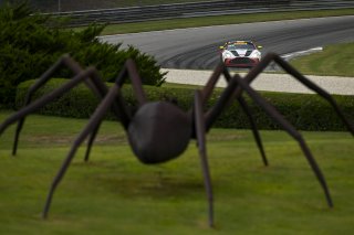 #4 Aston Martin Vantage AMR GT4 EVO of Braydon Arthur and Mike David Ortmann, JMF Motorsports, GT4 America, Silver, SRO America, Barber Motorsports Park, Birmingham, AL, Sept 5 - 7, 2025
 | Fred Hardy Jr. | www.FredHardyPhoto.com ©2025 