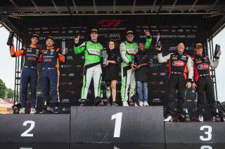 #7 Porsche 718 Cayman GT4 RS Clubsport of Curt Swearingin and Riley Dickinson, ACI Motorsports, GT4 America,#94 BMW M4 GT4 (G82) EVO of Sam Craven and Josh Green, Random Vandals Racing, GT4 America,#82 BMW M4 GT4 (G82) EVO of James Walker Jr. and Tyler Mc | Fred Hardy Jr. | www.FredHardyPhoto.com ©2025