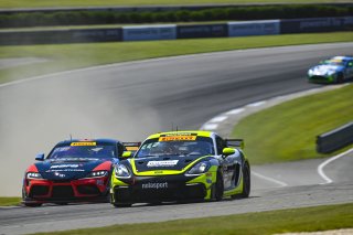 #23 Porsche 718 Cayman GT4 RS Clubsport of Michael Auriemma and Matheus Leist, NOLASPORT, GT4 America, Pro-Am, SRO America, Barber Motorsports Park, Birmingham, AL, Sept 5 - 7, 2025
 | Fred Hardy Jr. | www.FredHardyPhoto.com ©2025 