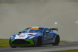 #39 Aston Martin Vantage AMR GT4 EVO of Max Hewitt and Luca Mars, van der Steur Racing, GT4 America, Silver, SRO America, Barber Motorsports Park, Birmingham, AL, Sept 5 - 7, 2025
 | Fred Hardy Jr. | www.FredHardyPhoto.com ©2025 
