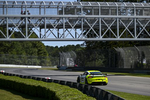 #23 Porsche 718 Cayman GT4 RS Clubsport of Michael Auriemma and Matheus Leist, NOLASPORT, GT4 America, Pro-Am, SRO America, Barber Motorsports Park, Birmingham, AL, Sept 5 - 7, 2025
 | Fred Hardy Jr. | www.FredHardyPhoto.com ©2025 