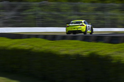 #23 Porsche 718 Cayman GT4 RS Clubsport of Michael Auriemma and Matheus Leist, NOLASPORT, GT4 America, Pro-Am, SRO America, Barber Motorsports Park, Birmingham, AL, Sept 5 - 7, 2025
 | Fred Hardy Jr. | www.FredHardyPhoto.com ©2025 