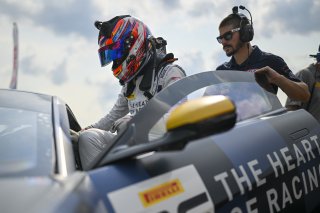 #26 Aston Martin Vantage AMR GT4 EVO of Hannah Grisham and Hannah Greenemeier, Heart of Racing Team, GT4 America, Silver, SRO America, Barber Motorsports Park, Birmingham, AL, Sept 5 - 7, 2025
 | Fred Hardy Jr. | www.FredHardyPhoto.com ©2025 