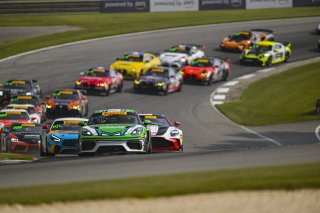 #7 Porsche 718 Cayman GT4 RS Clubsport of Curt Swearingin and Riley Dickinson, ACI Motorsports, GT4 America, Pro-Am, SRO America, Barber Motorsports Park, Birmingham, AL, Sept 5 - 7, 2025
 | Fred Hardy Jr. | www.FredHardyPhoto.com ©2025 