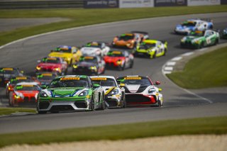 #7 Porsche 718 Cayman GT4 RS Clubsport of Curt Swearingin and Riley Dickinson, ACI Motorsports, GT4 America, Pro-Am, SRO America, Barber Motorsports Park, Birmingham, AL, Sept 5 - 7, 2025
 | Fred Hardy Jr. | www.FredHardyPhoto.com ©2025 