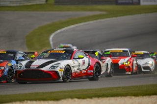 #3 Aston Martin Vantage AMR GT4 EVO of Jesse Webb and Jonathan Neudorf, JMF Motorsports, GT4 America, Silver, SRO America, Barber Motorsports Park, Birmingham, AL, Sept 5 - 7, 2025
 | Fred Hardy Jr. | www.FredHardyPhoto.com ©2025 