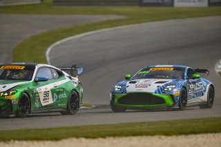 #39 Aston Martin Vantage AMR GT4 EVO of Max Hewitt and Luca Mars, van der Steur Racing, GT4 America, Silver, SRO America, Barber Motorsports Park, Birmingham, AL, Sept 5 - 7, 2025
 | Fred Hardy Jr. | www.FredHardyPhoto.com ©2025 