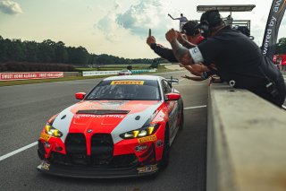#97 BMW M4 GT4 (G82) EVO of Kenton Koch and Kevin Boehm, Random Vandals Racing, GT4 America, Silver, SRO America, Barber Motorsports Park, Birmingham, AL, Sept 5 - 7, 2025
 | Fred Hardy Jr. | www.FredHardyPhoto.com ©2025