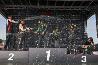 #98 BMW M4 GT4 (G82) EVO of Paul Sparta and Michael Kanisczak, Random Vandals Racing, GT4 America, Am, SRO America, Barber Motorsports Park, Birmingham, AL, Sept 5 - 7, 2025 #36 BMW M4 GT4 (G82) EVO of James Clay and Charlie Postins, BimmerWorld Racing, 2 | Fred Hardy Jr. | www.FredHardyPhoto.com ©2025 