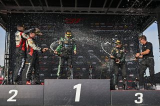 #98 BMW M4 GT4 (G82) EVO of Paul Sparta and Michael Kanisczak, Random Vandals Racing, GT4 America, Am, SRO America, Barber Motorsports Park, Birmingham, AL, Sept 5 - 7, 2025 #36 BMW M4 GT4 (G82) EVO of James Clay and Charlie Postins, BimmerWorld Racing, 2 | Fred Hardy Jr. | www.FredHardyPhoto.com ©2025 