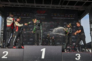 #98 BMW M4 GT4 (G82) EVO of Paul Sparta and Michael Kanisczak, Random Vandals Racing, GT4 America, Am, SRO America, Barber Motorsports Park, Birmingham, AL, Sept 5 - 7, 2025 #36 BMW M4 GT4 (G82) EVO of James Clay and Charlie Postins, BimmerWorld Racing, 2 | Fred Hardy Jr. | www.FredHardyPhoto.com ©2025 