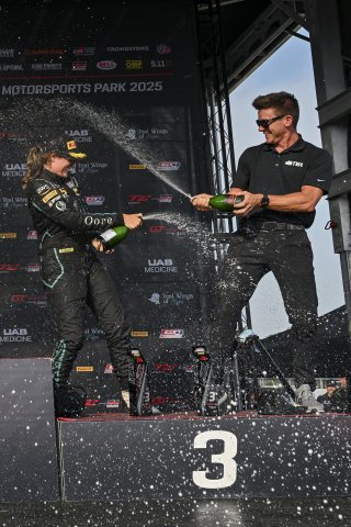 #98 BMW M4 GT4 (G82) EVO of Paul Sparta and Michael Kanisczak, Random Vandals Racing, GT4 America, Am, SRO America, Barber Motorsports Park, Birmingham, AL, Sept 5 - 7, 2025 #36 BMW M4 GT4 (G82) EVO of James Clay and Charlie Postins, BimmerWorld Racing, 2 | Fred Hardy Jr. | www.FredHardyPhoto.com ©2025 