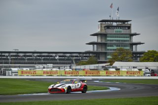 #3 Aston Martin Vantage AMR GT4 EVO of Jesse Webb / Jonathan Neudorf, JMF Motorsports, GT4 America, Silver, SRO America, Indianapolis Motor Speedway, Indianapolis, IN, Oct 16–19, 2025
 | Fred Hardy | www.FredHardyPhoto.com ©2025