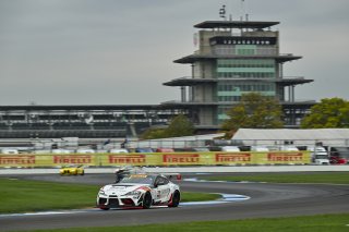 #72 Toyota Gazoo Racing GR Supra GT4 EVO2 of Anthony Geraci / Kenny Schmied, RAFA Racing Team, GT4 America, Am, SRO America, Indianapolis Motor Speedway, Indianapolis, IN, Oct 16–19, 2025
 | Fred Hardy | www.FredHardyPhoto.com ©2025