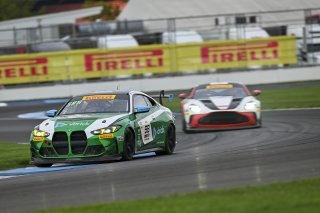 #98 BMW M4 GT4 (G82) EVO of Paul Sparta / Darius Trinka, Random Vandals Racing, GT4 America, Am, SRO America, Indianapolis Motor Speedway, Indianapolis, IN, Oct 16–19, 2025
 | Fred Hardy | www.FredHardyPhoto.com ©2025
