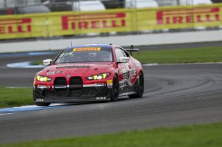 #82 BMW M4 GT4 (G82) EVO of James Walker Jr. / Tyler McQuarrie, BimmerWorld Racing, GT4 America, Pro-Am, SRO America, Indianapolis Motor Speedway, Indianapolis, IN, Oct 16–19, 2025
 | Fred Hardy | www.FredHardyPhoto.com ©2025
