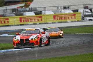 #97 BMW M4 GT4 (G82) EVO of Kenton Koch / Kevin Boehm, Random Vandals Racing, GT4 America, Silver, SRO America, Indianapolis Motor Speedway, Indianapolis, IN, Oct 16–19, 2025
 | Fred Hardy | www.FredHardyPhoto.com ©2025