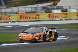 #33 McLaren Artura GT4 of Tony Gaples / Michael Cooper, Blackdog Racing, GT4 America, Pro-Am, SRO America, Indianapolis Motor Speedway, Indianapolis, IN, Oct 16–19, 2025
 | Fred Hardy | www.FredHardyPhoto.com ©2025
