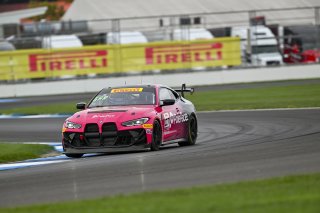 #07 BMW M4 GT4 (G82) of Alex Garcia / Michael Garcia, Skip Barber Racing, GT4 America, Am, SRO America, Indianapolis Motor Speedway, Indianapolis, IN, Oct 16–19, 2025
 | Fred Hardy | www.FredHardyPhoto.com ©2025