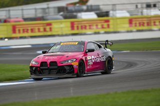 #07 BMW M4 GT4 (G82) of Alex Garcia / Michael Garcia, Skip Barber Racing, GT4 America, Am, SRO America, Indianapolis Motor Speedway, Indianapolis, IN, Oct 16–19, 2025
 | Fred Hardy | www.FredHardyPhoto.com ©2025