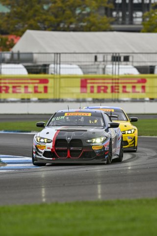 #413 BMW M4 GT4 (G82) of Zach Lumsden / Kris Wilson, Flying Lizard Motorsports, GT4 America, Am, SRO America, Indianapolis Motor Speedway, Indianapolis, IN, Oct 16–19, 2025
 | Fred Hardy | www.FredHardyPhoto.com ©2025