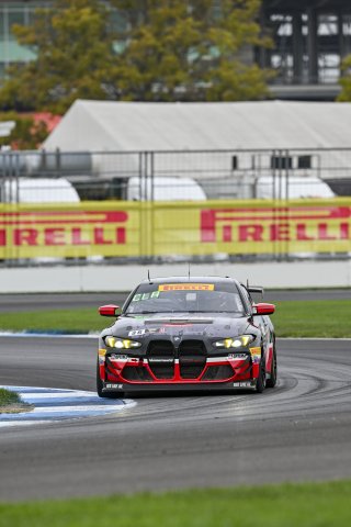 #36 BMW M4 GT4 (G82) EVO of James Clay / Charlie Postins, BimmerWorld Racing, GT4 America, Am, SRO America, Indianapolis Motor Speedway, Indianapolis, IN, Oct 16–19, 2025
 | Fred Hardy | www.FredHardyPhoto.com ©2025